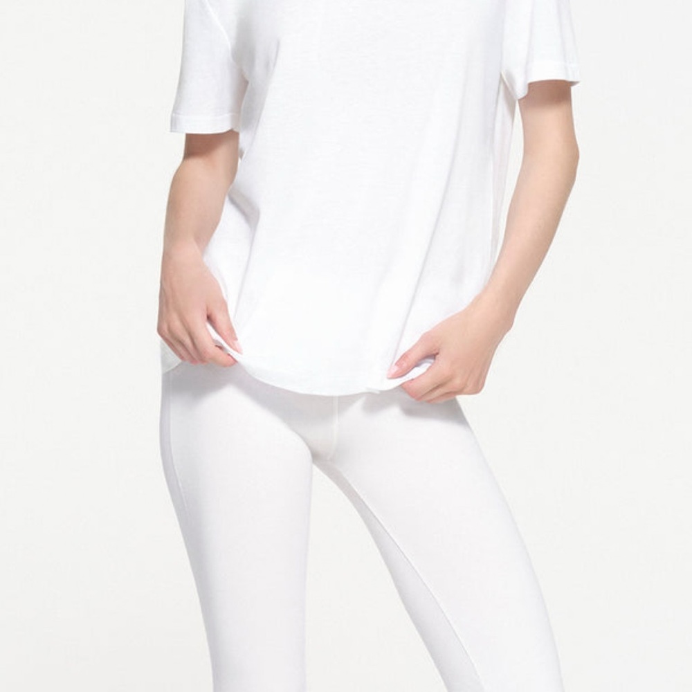 SKIMS Short Sleeve Tee in White